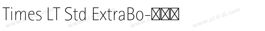 Times LT Std ExtraBo字体转换